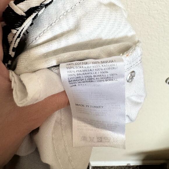 The Ragged Priest Mono Marble Dad Jean Size 30 Black White‎ Denim Messenger - Picture 9 of 9